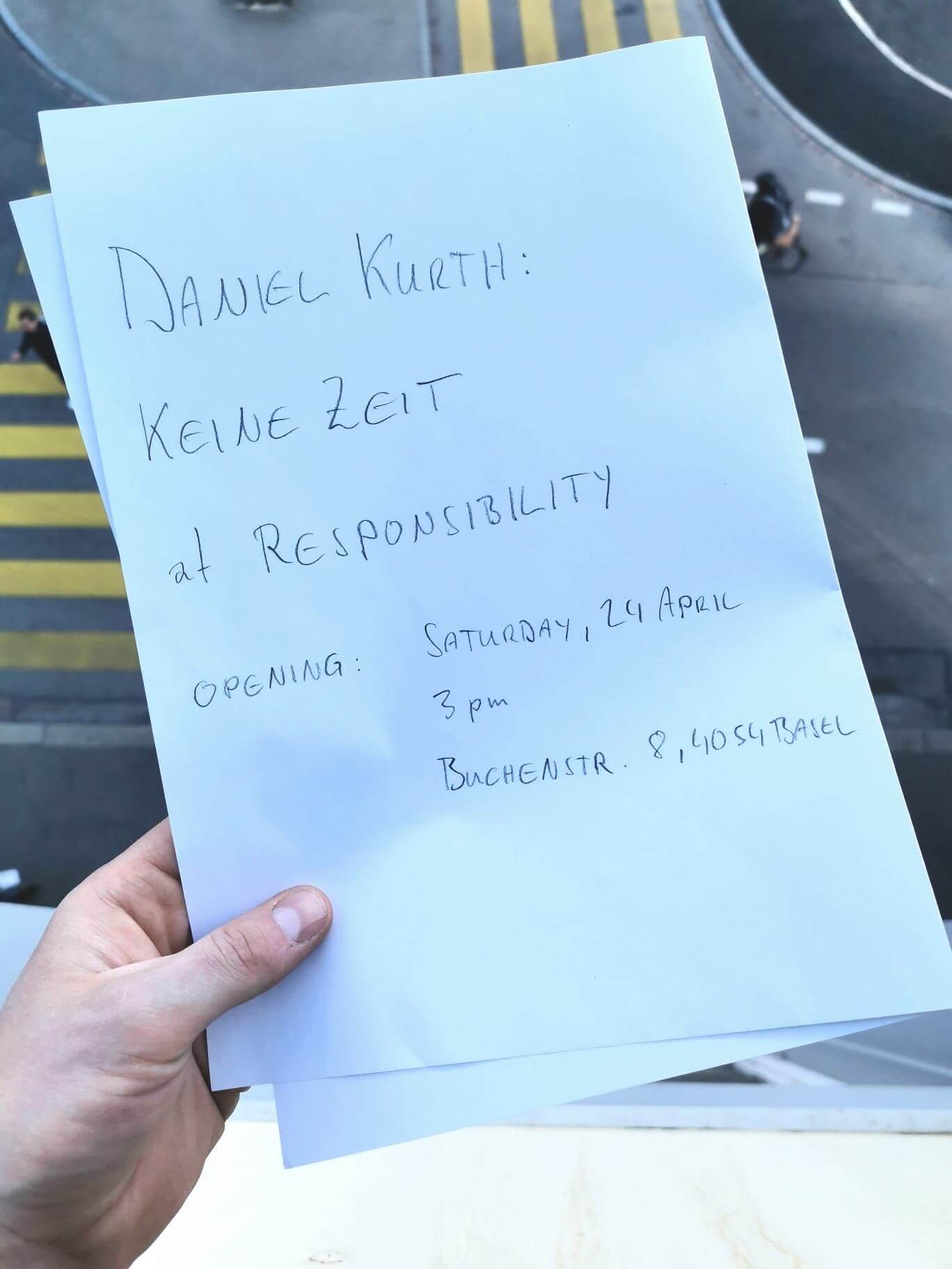 Keine Zeit at Responsibility by Daniel Kurth 2021